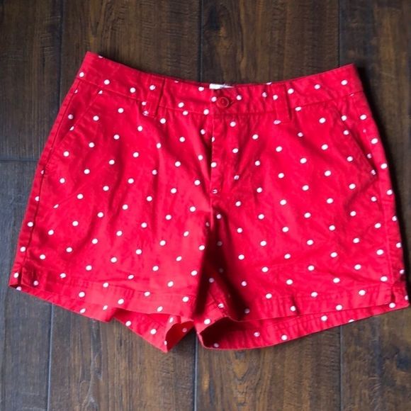 Magellan Outdoors Pants - Magellan Red Poka Dot Shorts